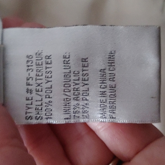 Fairweather Faux Fur Lined Reversible Vest L - Picture 6 of 7